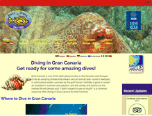 Tablet Screenshot of davyjonesdiving.com